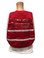 Red Incident Command Safety Vests, Silver Stripes w/ Clear Pocket Back pic 2