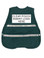 Green Incident Command Safety Vests, Silver Stripes w/ Clear Pocket Back pic 1