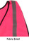 Pink ERB Safety Vests with Silver Stripes pic 1