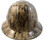 POW Khaki Hydro Dipped Hard Hats Full Brim Style