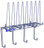 PPE Storage Rack, Holds 4 Hard Hats, 4pr. Gloves, 4 sets of rainwear, Shelf for hats or earmuffs - Detail