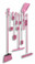 36 inch Utility / Sanitation Rack ~ Pink
