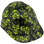 Hades Green Hydro Dipped Hard Hats Cap Style Oblique right