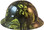 Hades Green Hydro Dipped Full Brim Hard Hats pic right