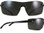 Smith and Wesson ~ Caliber Safety Glasses ~ Black Frame with Smoke Anti-Fog Lens