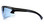 Pyramex Safety Glasses ~ VENTURE III ~ Black Frame ~ Infinity Blue Lens