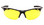 Pyramex Avante Safety Glasses ~ Black Frame ~ Amber Lens