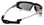 Pyramex Highlander Safety Glasses ~ Silver Frame - Black Gray Anti-Fog Lens