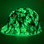 Hades GLOW IN THE DARK Cap Style Hard Hat GLOWING Left