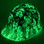 Hades GLOW IN THE DARK Cap Style Hard Hat GLOWING Oblique Left