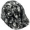 Real Zombie Hydro Dipped Cap Style Hard Hat - Oblique Right