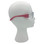 "Lucy" ~ Pink Safety Glasses Clear Fog Free Lens - Right