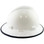 MSA V-Gard Full Brim Hard Hats with Fas-Trac Suspensions White - with Protective Edge