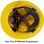 MSA V-Gard Full Brim Hard Hats with Fas-Trac Suspensions Yellow