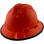 MSA V-Gard Full Brim Hard Hats with Fas-Trac Suspensions Orange - with Protective Edge