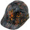 Wildfire Camo Hydro Dipped Hard Hats Cap Style - Oblique Left