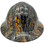 Wildfire Camo Hydro Dipped Full Brim Hard Hat - Back