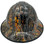 Wildfire Camo Hydro Dipped Full Brim Hard Hat - Edge Back