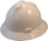 MSA V-Gard Full Brim Hard Hats with Staz On Suspensions White