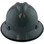 MSA V-Gard Full Brim Hard Hats with Staz-On Suspensions Gray - with Protective Edge