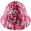 Pink Camo Hydro Dipped Hard Hats Full Brim Style