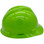 MSA V-Gard Cap Style Hard Hats with Fas-Trac Suspensions Lime Green - Right