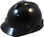 MSA Cap Style Large Jumbo Hard Hats with Fas-Trac Suspensions Black  - Oblique View