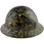 Oilfield Camo White Hydro Dipped Hard Hats Full Brim Style 