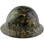 Oilfield Camo White Hydro Dipped Hard Hats Full Brim Style 