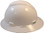 MSA V-Gard Full Brim Hard Hats with One-Touch Suspensions White