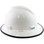 MSA V-Gard Full Brim Hard Hats with One-Touch Suspensions White - with Protective Edge