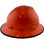 MSA V-Gard Full Brim Hard Hats with One-Touch Suspensions Orange - with Protective Edge