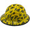 Don't Tread on Me Yellow Hydro Dipped Full Brim - Edge Right