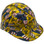 Don't Tread on Me USA FLAG Design Hydro Dipped Hard Hats Cap Style - Oblique Right