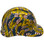 Don't Tread on Me USA FLAG Design Hydro Dipped Hard Hats Cap Style - Right