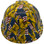 Don't Tread on Me USA FLAG Design Hydro Dipped Hard Hats Cap Style - Back