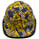 Don't Tread on Me USA FLAG Design Hydro Dipped Hard Hats Cap Style - Edge Front