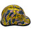 Don't Tread on Me USA FLAG Design Hydro Dipped Hard Hats Cap Style - Edge Right