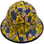 Don't Tread on Me Design Hydro Dipped Hard Hats Full Brim - Edge Front