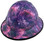 Galaxy Design Hydro Dipped Hard Hats Full Brim Style - Edge Left