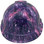 Galaxy Design Hydro Dipped Hard Hats Cap Style Design Back