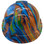Oil Spill Design Hydro Dipped Hard Hats Cap Style - Back