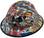 Sticker Bomb 4 Design Hydro Dipped Hard Hats - Oblique Edge Left