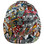 Sticker Bomb 4 Design Hydro Dipped Hard Hats Cap Style Design Front