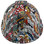 Sticker Bomb 4 Design Hydro Dipped Hard Hats Cap Style Design Front