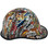 Sticker Bomb 4 Design Hydro Dipped Hard Hats Cap Style Design Right with edge