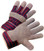 Economy Leather Palm Gloves w/ Open Cuffs Pic 1