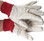 Cotton Red Line Gloves w/ Red Wrist Pic 1