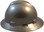 MSA V-Gard Full Brim Hard Hats with Fas-Trac Suspensions Silver