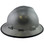 MSA V-Gard Full Brim Hard Hats with Fas-Trac Suspensions Silver - with Protective Edge